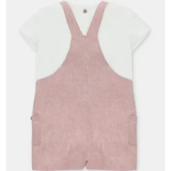 Martin Aranda Baby Sets*- Baby Set Shirt & Overall Woven Fabric Siena, Arena