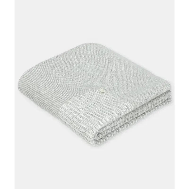 Martin Aranda Blankets & Quilts*- Knit Blanket Glace, Light Blue