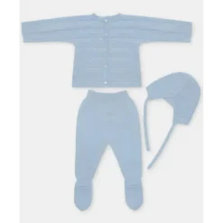 Martin Aranda Take Me Home Outfits*- Take Me Home Set Sweater, Leggings & Bonnet Dolcezza, Light Blue