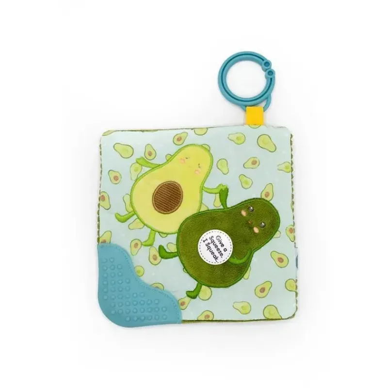 Demdaco Rattles & Teethers|Toys For 0-12 Months*Mary Meyer - Avocado Crinkle Baby Teether