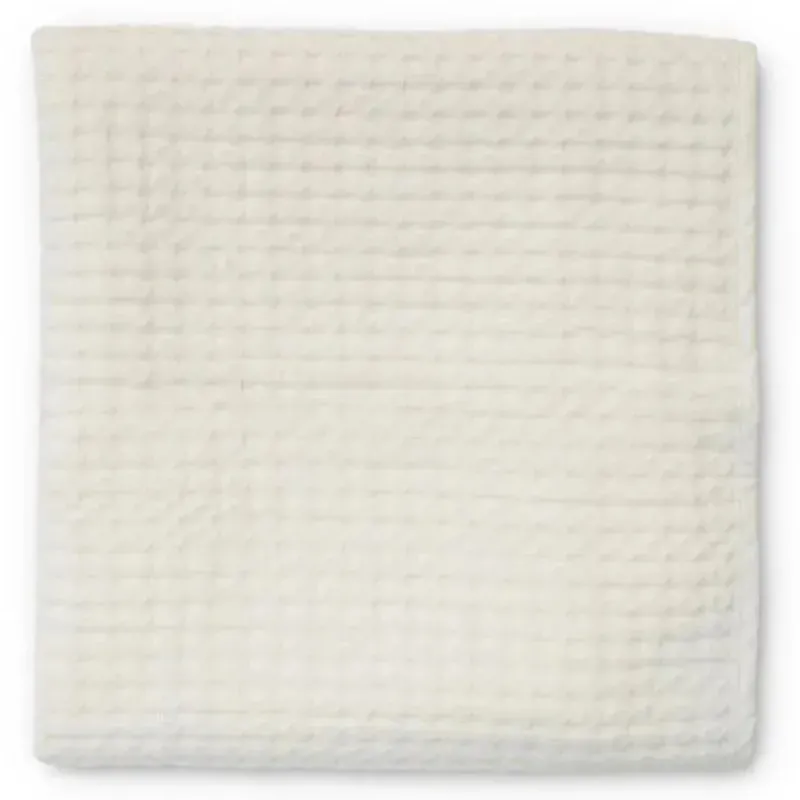 Mary Meyer Blankets & Quilts*- Lulujo Waffle Blanket, Cream Vanilla