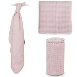 Mary Meyer Blankets & Quilts*- Lulujo Waffle Blanket, Ballet Slipper