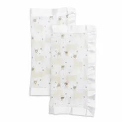 Mary Meyer Blankets & Quilts*- 2Pk Lulujo Cotton Security Blankets, Modern Llama