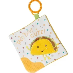 Mary Meyer Toys For 0-12 Months|Gift For Baby*- Sweet Soothie Crinkle Teether Toy with Baby Paper and Squeaker, Taco Bout Cute