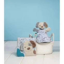 Mary Meyer Toys For 0-12 Months|Gift For Baby*- Sweet Soothie Crinkle Teether Toy With Baby Paper And Squeaker, Sparky Puppy