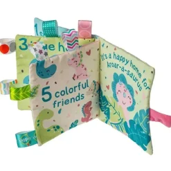 Demdaco Books For Babies*Mary Meyer - Taggies Aurora-A-Saurus Soft Book