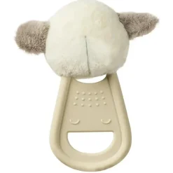 Mary Meyer Toys For 0-12 Months|Gift For Baby*- Teething Toys Simply Silicone Teether with Soft Toy, 6-Inches, Lamb
