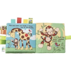 Demdaco Toys For 2 Year Old|Books, Music & Dvds*Mary Meyer Taggies Dazzle Dots Monkey Soft Book