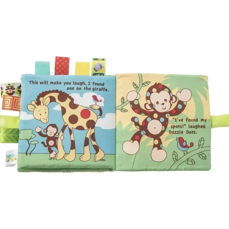 Demdaco Toys For 2 Year Old|Books, Music & Dvds*Mary Meyer Taggies Dazzle Dots Monkey Soft Book