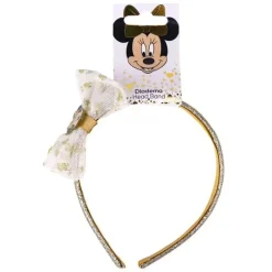 Mastoys Baby Hair Accessories|Mickey & Minnie*- Hair Accessories Headband Gold Bow, Minnie