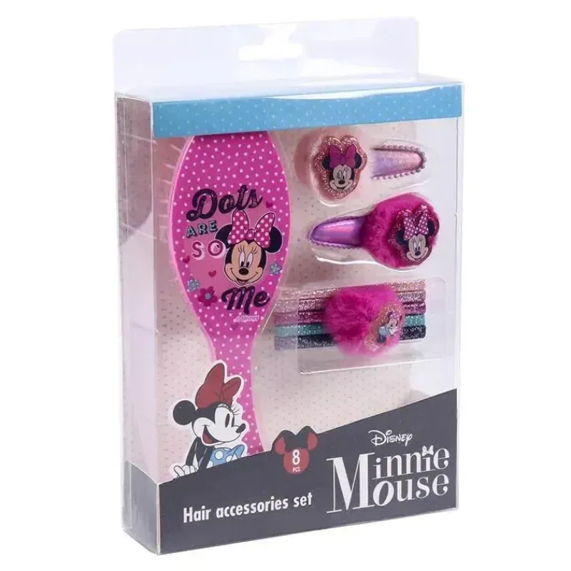 Mastoys Baby Hair Accessories|Mickey & Minnie*- Minnie 8 Piece Beauty Accessories Set