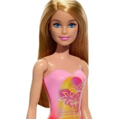 Fisher-Price Barbie|Dolls*Mattel - Barbie Beach Doll with Pink Swimsuit