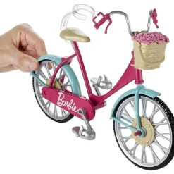 Fisher-Price Barbie*Mattel - Barbie Bicycle with Basket of Flowers