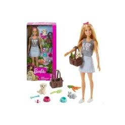 Fisher-Price Barbie*Mattel - Barbie Blonde Doll Pet