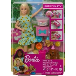 Mattel Barbie|Pretend Play*- Barbie Blonde Feature Pet - Toddler toy