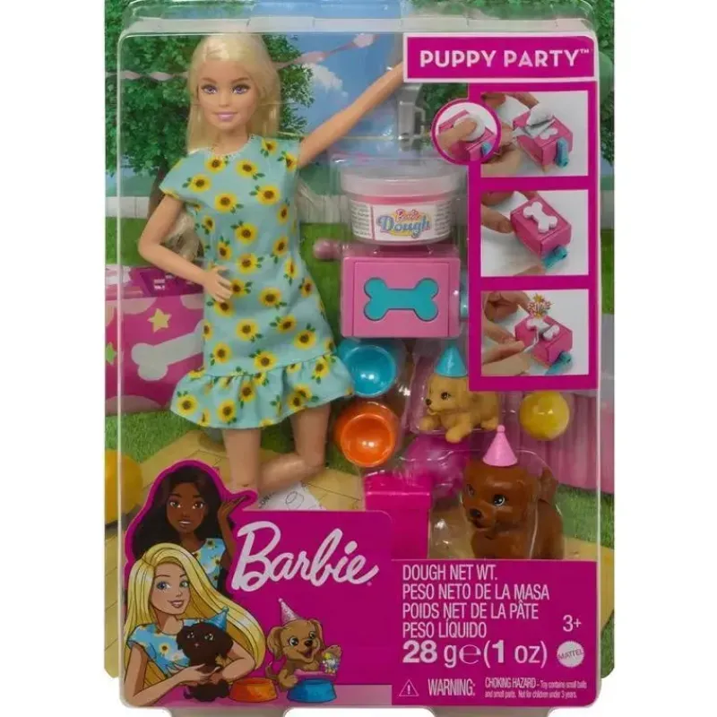 Mattel Barbie|Pretend Play*- Barbie Blonde Feature Pet - Toddler toy