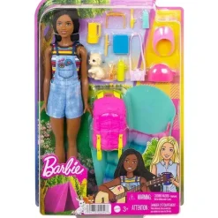 Fisher-Price Barbie*Mattel - Barbie Brooklyn Camping Playset with Doll