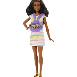 Fisher-Price Barbie*Mattel - Barbie Brunette Doll with Mommy Dog