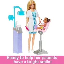 Mattel Barbie|Dolls*- Barbie Careers Dentist, Blonde