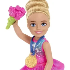 Fisher-Price Barbie*Mattel - Barbie Chelsea Blonde Ice Skater Doll