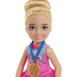 Fisher-Price Barbie*Mattel - Barbie Chelsea Blonde Ice Skater Doll