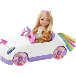 Mattel Barbie*- Barbie Club Chelsea Doll & Unicorn Car