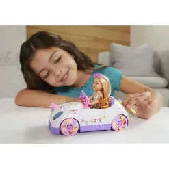 Mattel Barbie*- Barbie Club Chelsea Doll & Unicorn Car