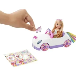 Mattel Barbie*- Barbie Club Chelsea Doll & Unicorn Car
