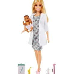 Fisher-Price Barbie*Mattel - Barbie Doctor with Baby