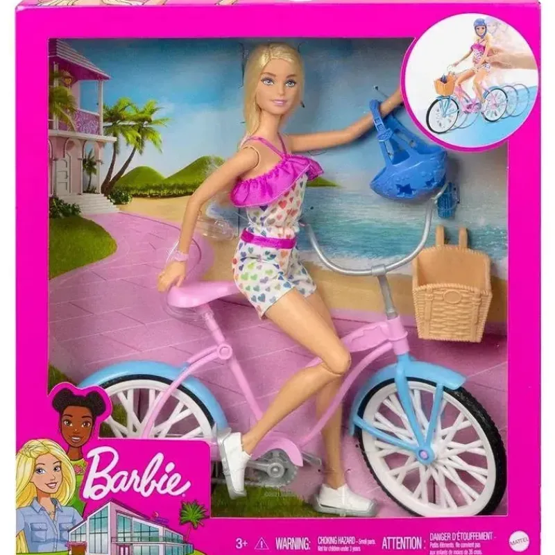 Mattel Barbie|Dolls*- Barbie Doll & Bike