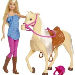 Fisher-Price Barbie|Pretend Play*Mattel - Barbie Doll & Horse Set