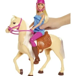 Fisher-Price Barbie|Pretend Play*Mattel - Barbie Doll & Horse Set