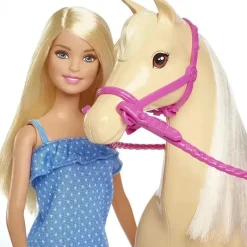 Fisher-Price Barbie|Pretend Play*Mattel - Barbie Doll & Horse Set