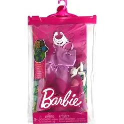 Fisher-Price Barbie|Dolls Accessories*Mattel - Barbie Fashion And Accessories Pink Dress And Heels