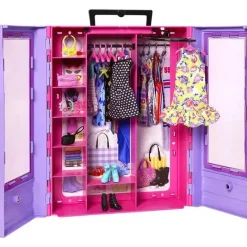 Fisher-Price Barbie|Pretend Play*Mattel - Barbie Fashionistas Ultimate Closet with Barbie Clothes