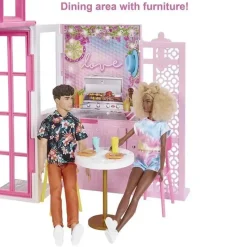 Fisher-Price Barbie*Mattel - Barbie FURNISHED House PLAYSET