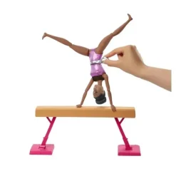Mattel Barbie*- Barbie Gymnastics Playset: Brunette Barbie Doll