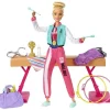 Fisher-Price Barbie*Mattel - Barbie Gymnastics Playset with Doll