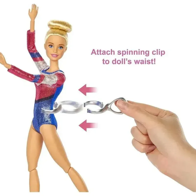 Fisher-Price Barbie*Mattel - Barbie Gymnastics Playset with Doll