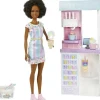 Fisher-Price Barbie*Mattel - Barbie Ice Cream Shop Playset with Brunette Doll