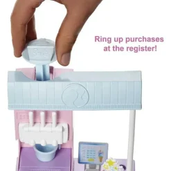 Fisher-Price Barbie*Mattel - Barbie Ice Cream Shop Playset with Brunette Doll