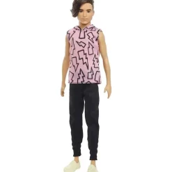 Fisher-Price Barbie*Mattel - Barbie Ken Doll, Slender Rooted Brown Hair