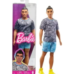 Mattel Barbie|Dolls*- Barbie Ken Fashionista Doll, Paisley