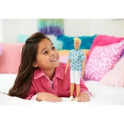 Mattel Barbie|Dolls*- Barbie Ken Fashionista Doll, Blond Hair and Cactus Tee