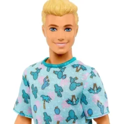 Mattel Barbie|Dolls*- Barbie Ken Fashionista Doll, Blond Hair and Cactus Tee