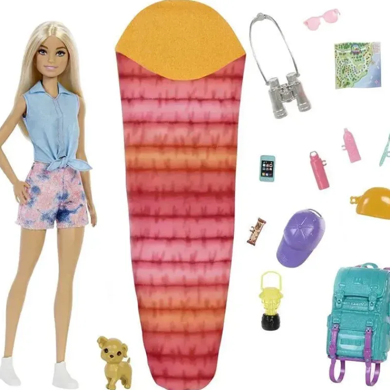 Fisher-Price Barbie*Mattel - Barbie Malibu Camping Playset with Doll