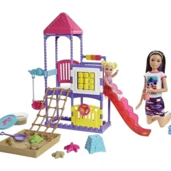 Mattel Barbie*- Barbie Skipper Babysitters Inc. Climb 'N Explore Playground Playset