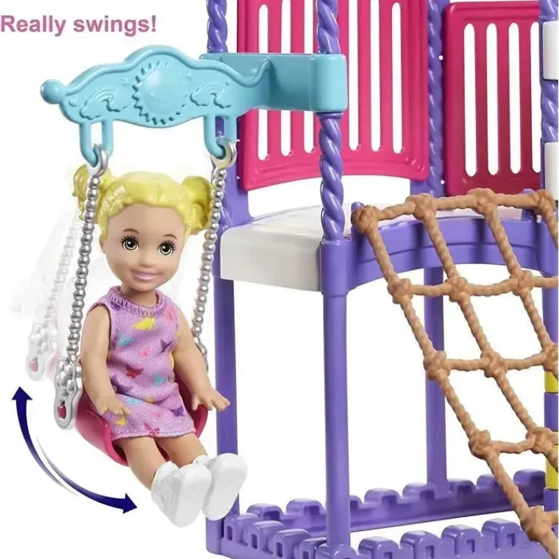 Mattel Barbie*- Barbie Skipper Babysitters Inc. Climb 'N Explore Playground Playset