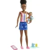 Mattel Barbie|Dolls*- Barbie Skipper Babysitters Doll & Accessories Set (Brunette Doll)