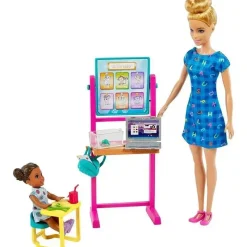 Fisher-Price Barbie*Mattel - Barbie Teacher Theme with Blonde Fashion Doll